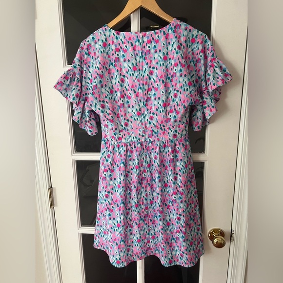 Lilly Pulitzer Blaire Stretch Dress - Size 4 - multi Hottie Dottie - Picture 4 of 10